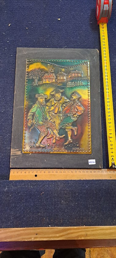 Vintage enamel signed artwork [ART10207]