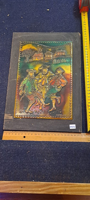 Vintage enamel signed artwork [ART10207]