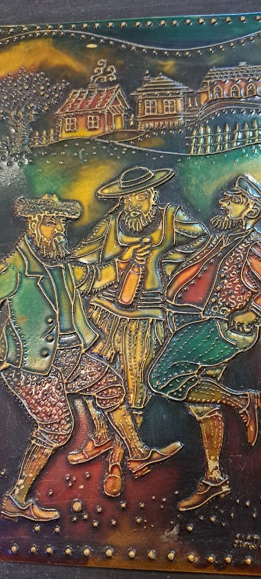 Vintage enamel signed artwork [ART10207]