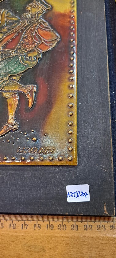 Vintage enamel signed artwork [ART10207]