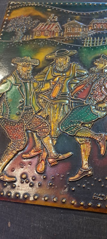 Vintage enamel signed artwork [ART10207]