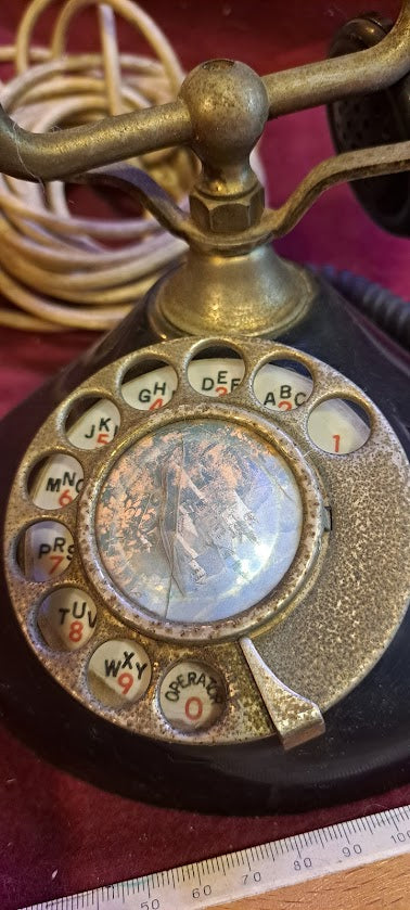 Vintage analog rotary telephone [INS10429]