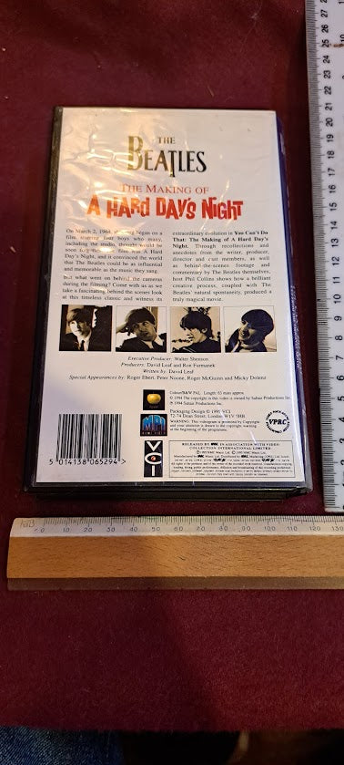 Beaties - a hard day's night VHS [ENT10242]