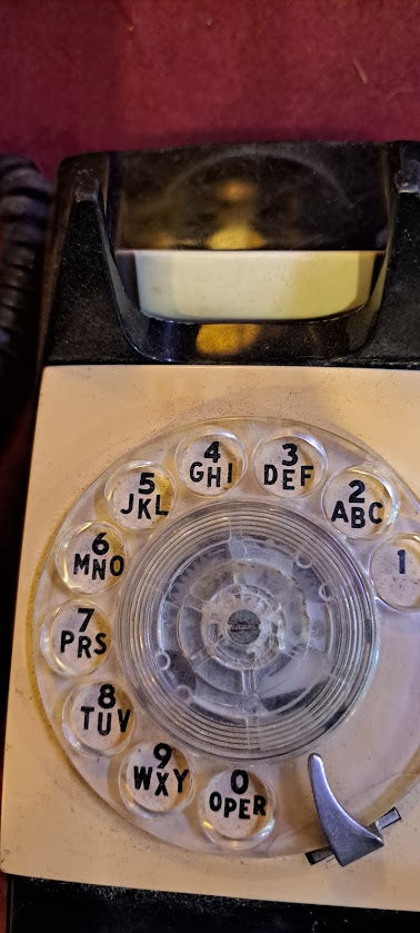 Vintage analog rotary telephone [INS10431]