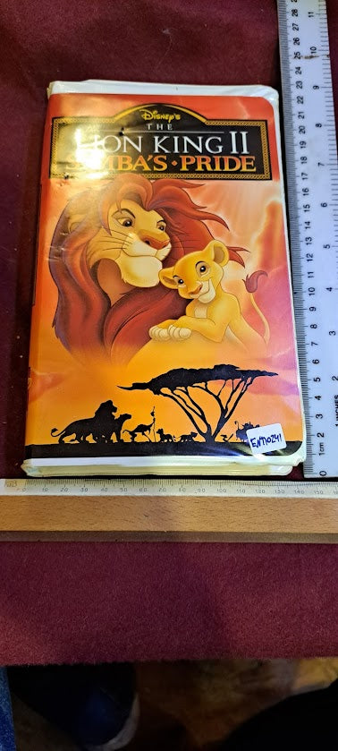 Lion king - Simba's pride video cassette VHS Disney 1998 [ENT10241]