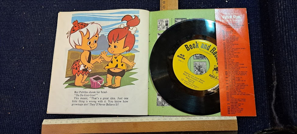 Flintstones Pebbles Bamm BammVanilla Record and booklet [ENT10207]
