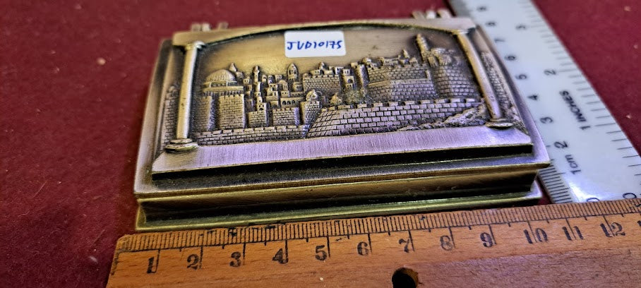 Judaica Business Cards metal Box [JUD10175]