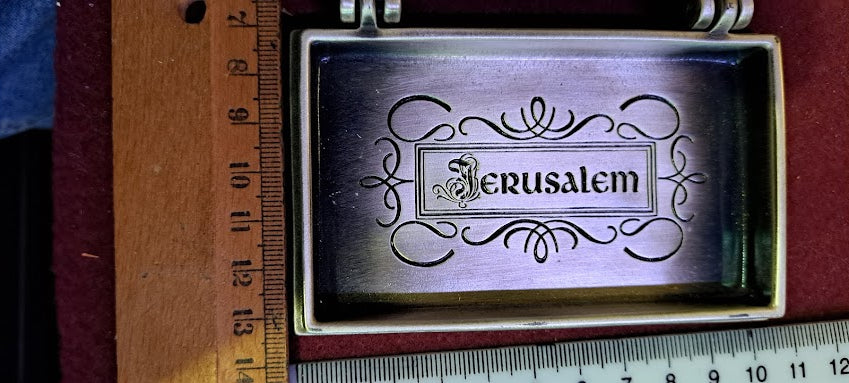 Judaica Business Cards metal Box [JUD10175]