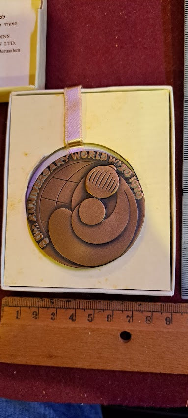 Israel bronza medal - 50th WIZO anniversary 1970 [ISR10178]