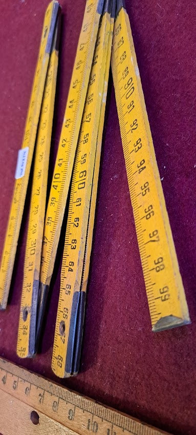 Vintage wood folding meter [TOL10214]