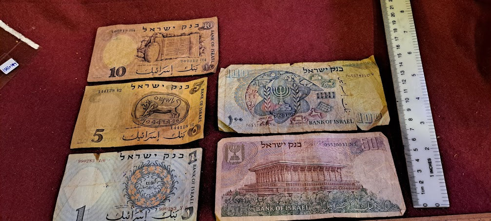 Israel Pound banknotes (LIRA) set [ISR10199]