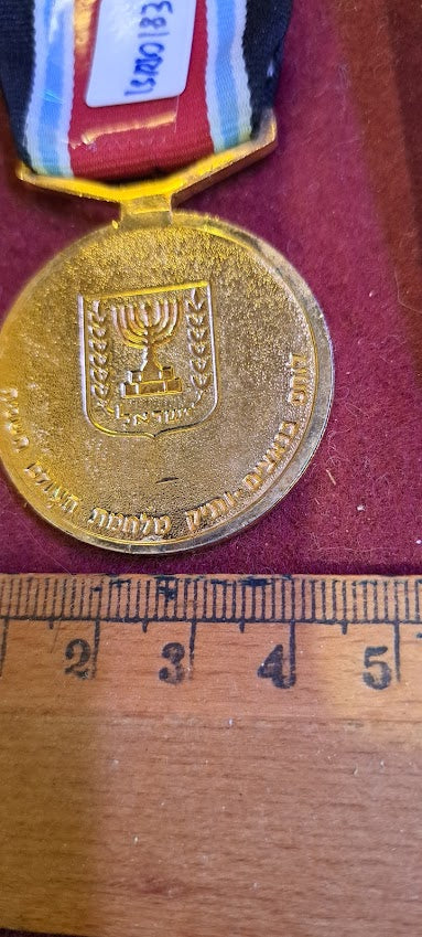 Israeli bronze Medal - Nazi Fighter and World War II Veteran [ISR10183]