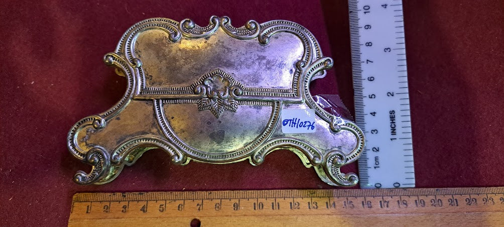 Vintage metal napkin dispenser silver coating [OTH10276]