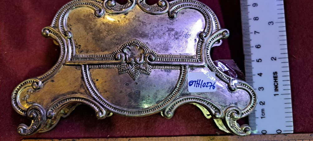 Vintage metal napkin dispenser silver coating [OTH10276]