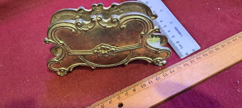 Vintage metal napkin dispenser silver coating [OTH10276]