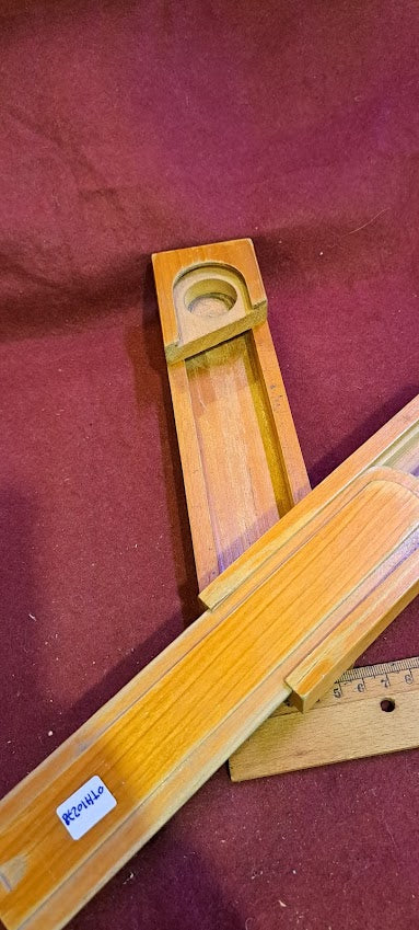 Vintage Wooden school pencil case [OTH10278]