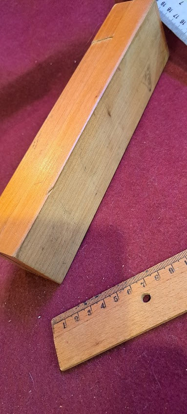 Vintage Wooden school pencil case [OTH10278]