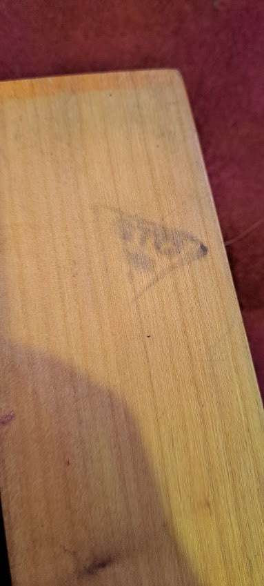 Vintage Wooden school pencil case [OTH10278]