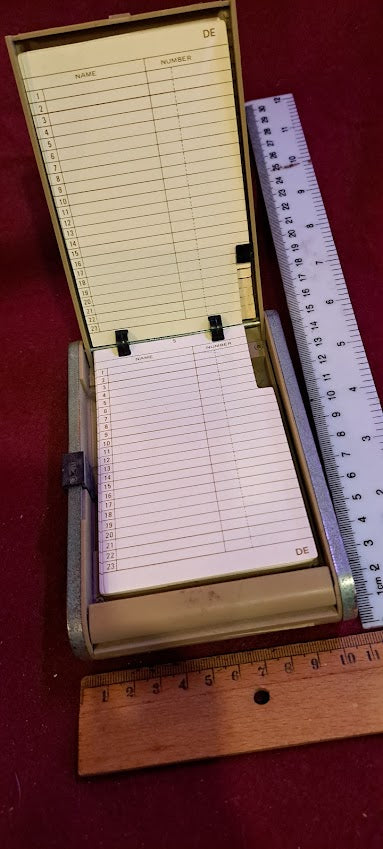 Old phone notes book [OTH10279]