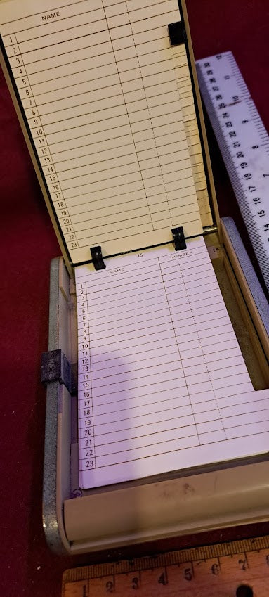 Old phone notes book [OTH10279]
