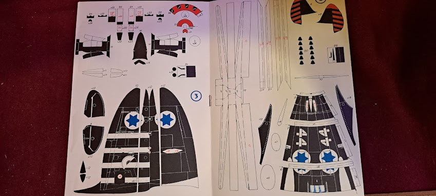 Cardboard SPIT Aircraft Model for Construction [BOK10344]