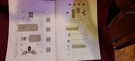 Model of the Har Gilad ship made of cardboard for construction [BOK10323]