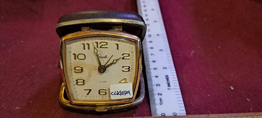 Vintage mechanical traveling clock [CLK10179]