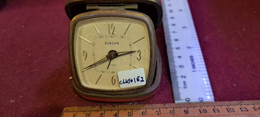 Vintage mechanical traveling clock [CLK10182]