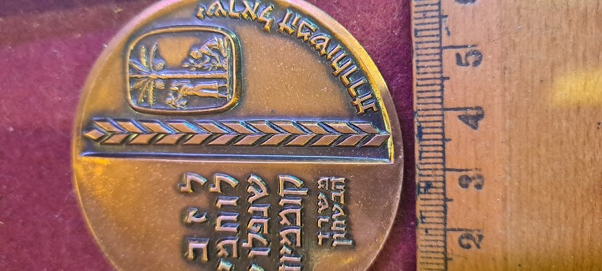 Israel bronza medal - Yom HaZikaron 1962 [ISR10207]
