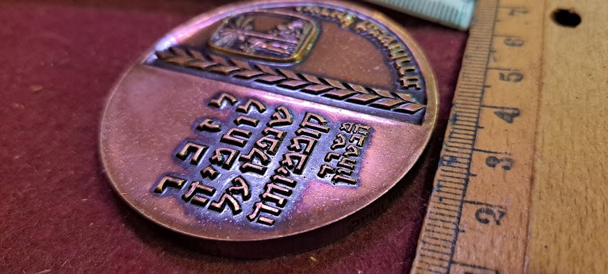 Israel bronza medal - Yom HaZikaron 1962 [ISR10207]