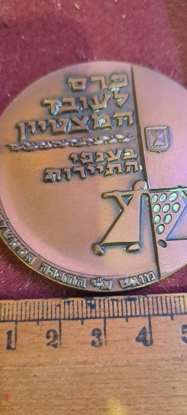 Israel bronza medal - Award for Outstanding Employee in Tourism [ISR10208]