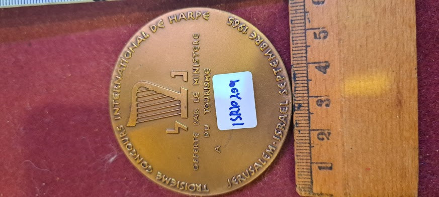 Israel bronza medal - International Harp Competition 1965 [ISR10209]