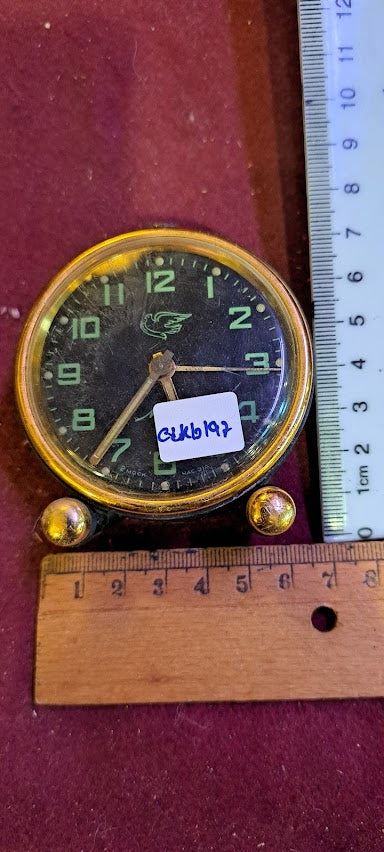 Vintage mechanical desk clock [CLK10197]