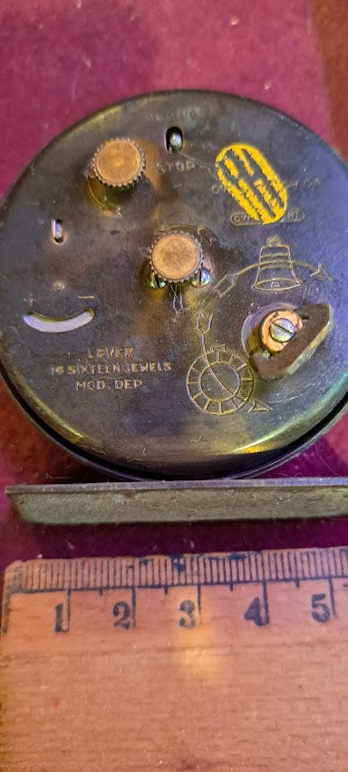 Vintage mechanical desk clock [CLK10198]