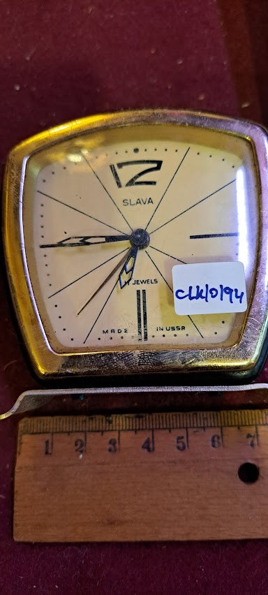 Vintage mechanical desk clock [CLK10194]