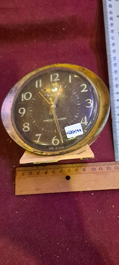Vintage mechanical desk clock [CLK10199]