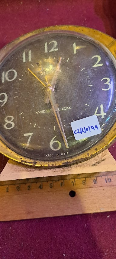 Vintage mechanical desk clock [CLK10199]