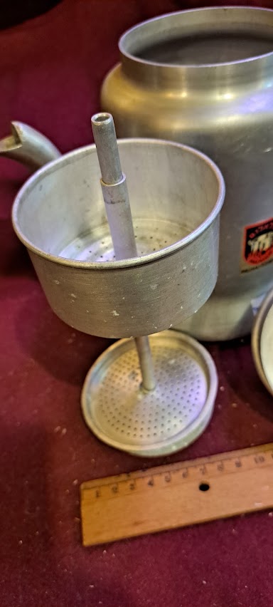 Vintage Aluminum Infusion Kettle [TOL10215]