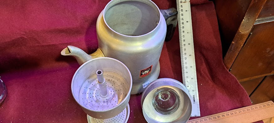 Vintage Aluminum Infusion Kettle [TOL10215]