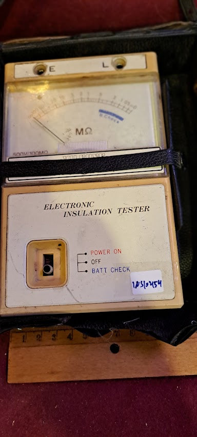 Old Electronic insulation tester [INS10454]