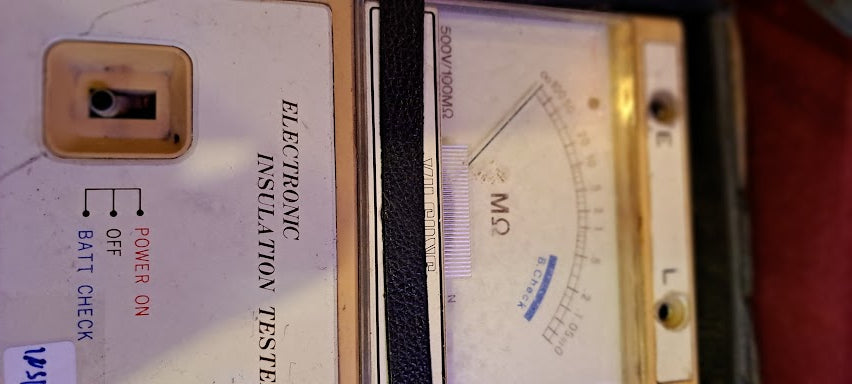Old Electronic insulation tester [INS10454]