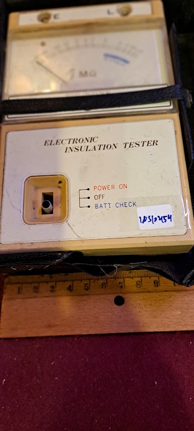 Old Electronic insulation tester [INS10454]