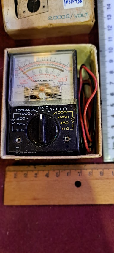 Vintage multimeter MURA [INS10458]