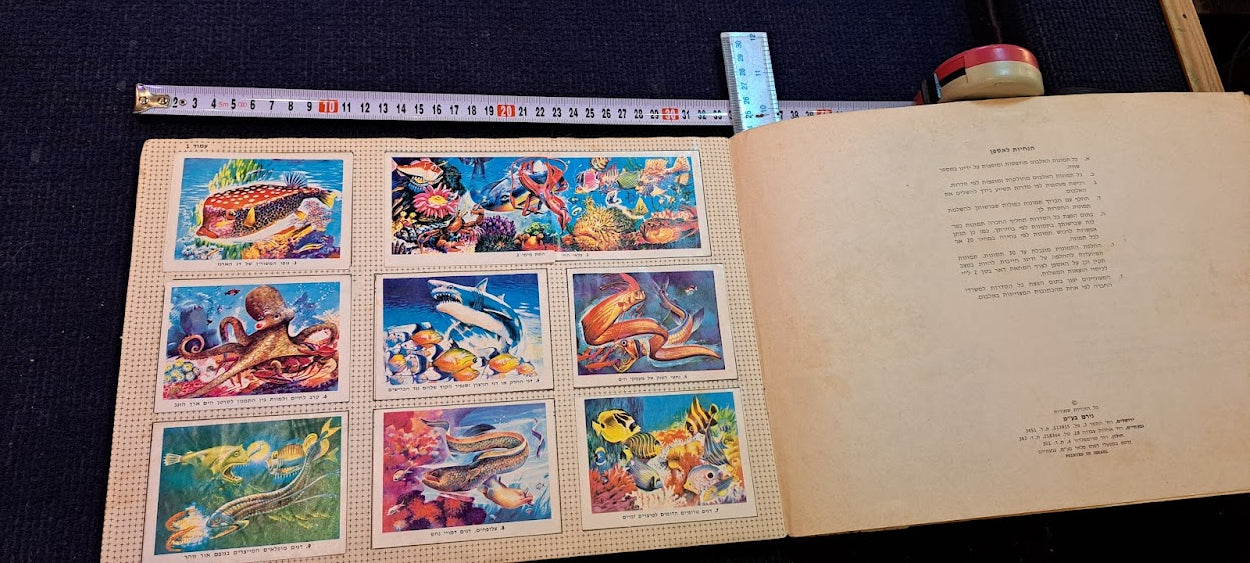 Stickers old Album - whole wide world Hebrew [BOK10350]