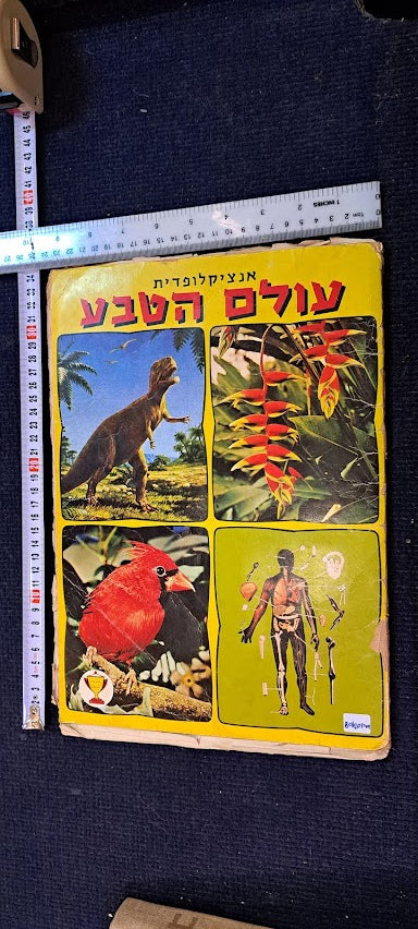 Stickers old Album - Natural World Hebrew [BOK10349]
