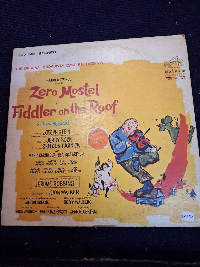 Fiddler on the roof, Broadway cast record [ENT10330]