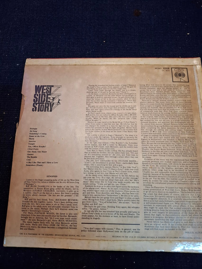 West side story film original sound record [ENT10311]