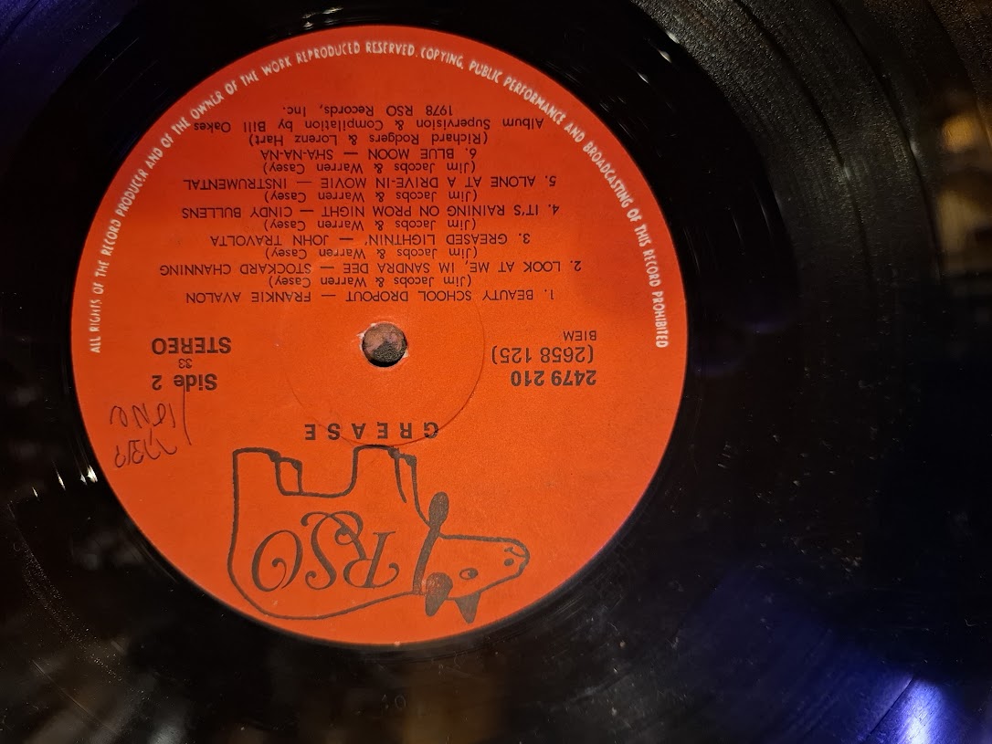 Grease original soundtrack double record [ENT10302]