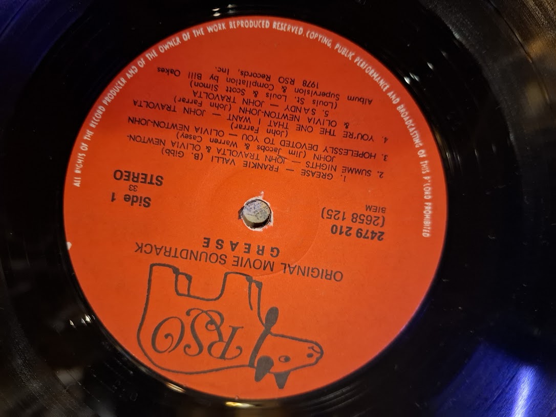 Grease original soundtrack double record [ENT10302]