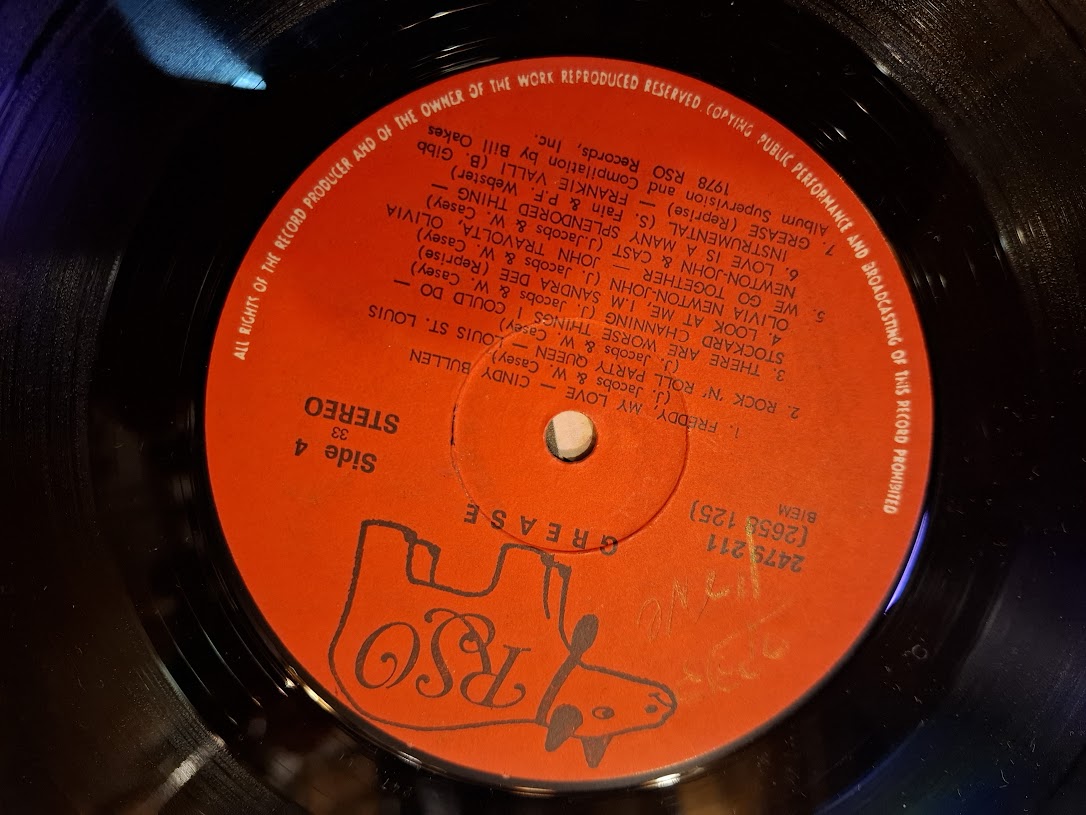 Grease original soundtrack double record [ENT10302]